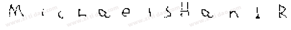 MichaelsHand Regular字体转换